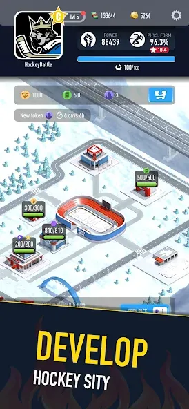Hockey Battle 2 (Хоккей Батл 2) [МОД Много денег] Screenshot 1