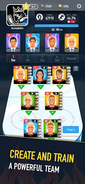 Hockey Battle 2 (Хоккей Батл 2) [МОД Много денег] Screenshot 3