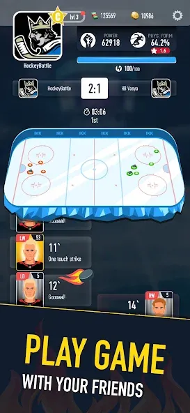 Hockey Battle 2 (Хоккей Батл 2) [МОД Много денег] Screenshot 4