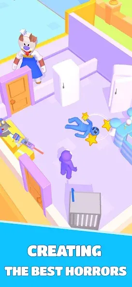 Horror Room: Scary Ufo Hotel [МОД Много денег] Screenshot 1