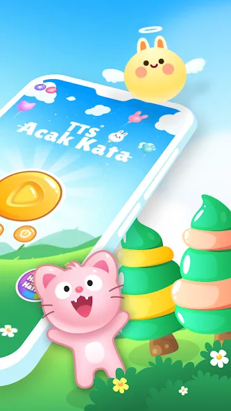 Acak Kata - Teka Teki Silang (Ацак Ката) [МОД Много монет] Screenshot 2