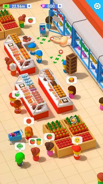 My Idle Supermarket Simulator (Мой Айдл Стор) [МОД Много монет] Screenshot 4