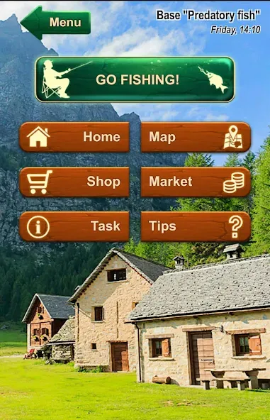 Fishing Baron - fishing game [МОД Unlocked] Screenshot 1