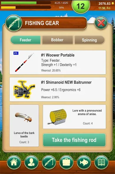 Fishing Baron - fishing game [МОД Unlocked] Screenshot 4