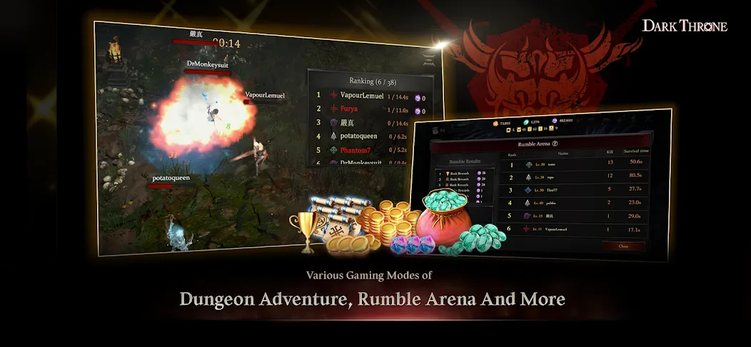 Dark Throne : The Queen Rises (Дарк Трон) [МОД Бесконечные деньги] Screenshot 2