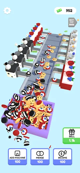 Dessert Factory Idle (Дизерт Фактори Айдл) [МОД Unlimited Money] Screenshot 5