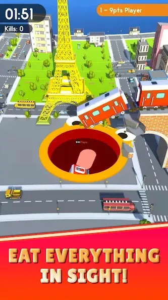 Hole.io [МОД Menu] Screenshot 1