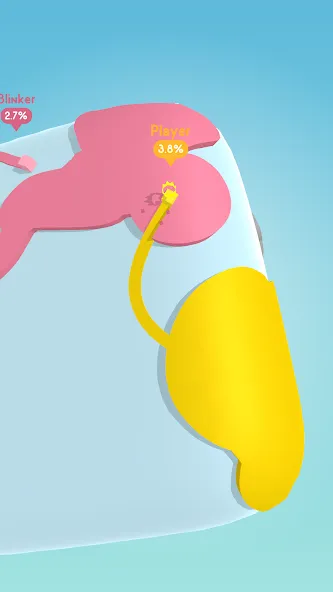 Paper.io 3D [МОД Бесконечные деньги] Screenshot 1