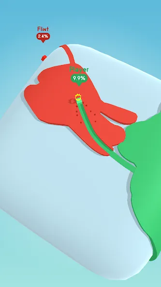 Paper.io 3D [МОД Бесконечные деньги] Screenshot 3