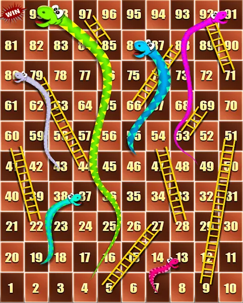 Snake and ladder (Змеи и лестницы) [МОД Mega Pack] Screenshot 1