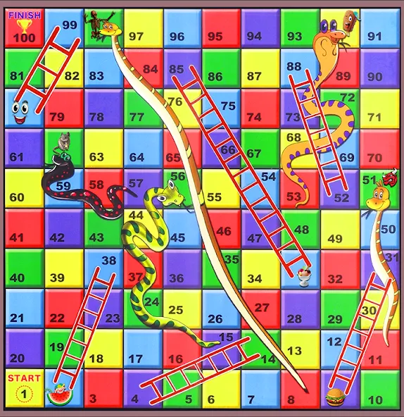 Snake and ladder (Змеи и лестницы) [МОД Mega Pack] Screenshot 2