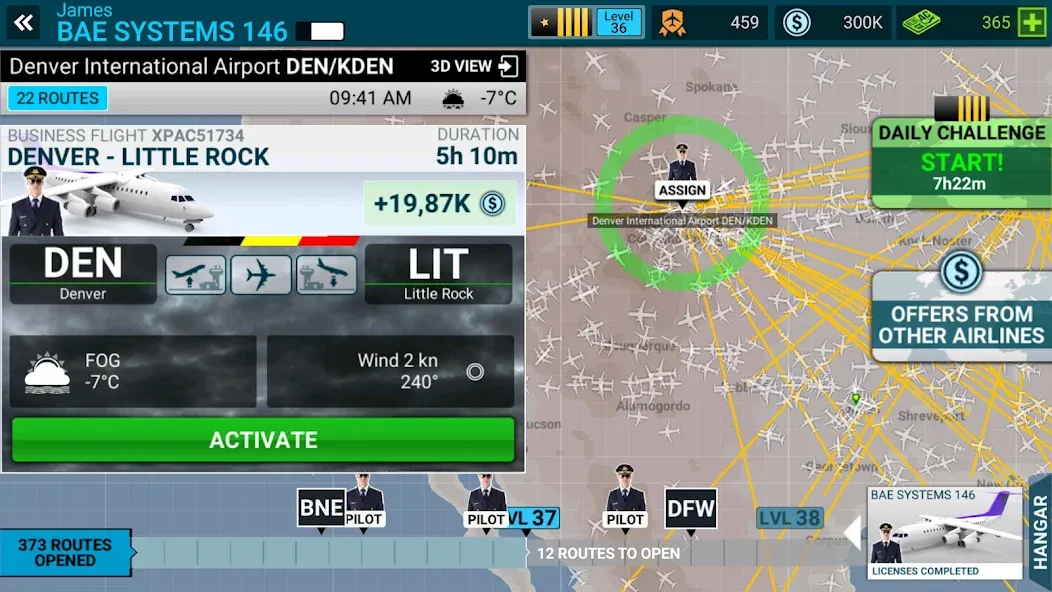 Airline Commander: Flight Game (ЭЙРЛАЙН КОМАНДЕР) [МОД Menu] Screenshot 3