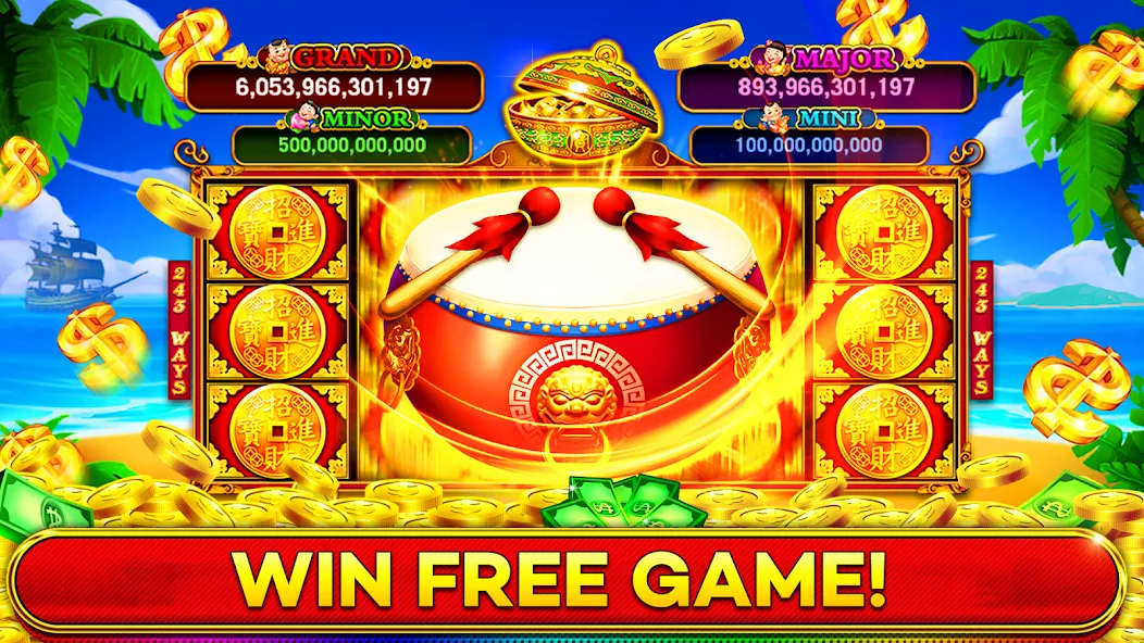 Jackpot Boom Casino Slot Games (Джекпот Бум Казино Игры на Слотмашинах) [МОД Все открыто] Screenshot 1