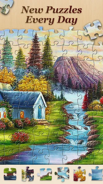 Jigsawscapes® - Jigsaw Puzzles (Джигсоускейпс) [МОД Бесконечные деньги] Screenshot 3