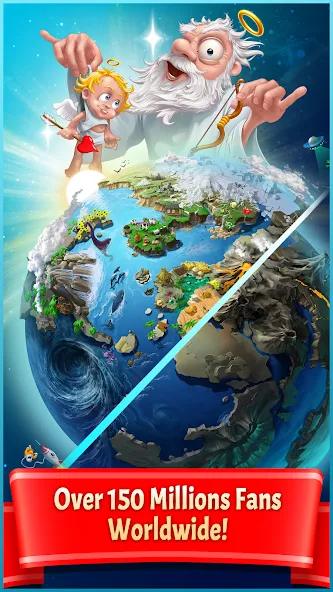 Doodle God Planet Blitz (Дудл Год Планета Блиц) [МОД Бесконечные деньги] Screenshot 1