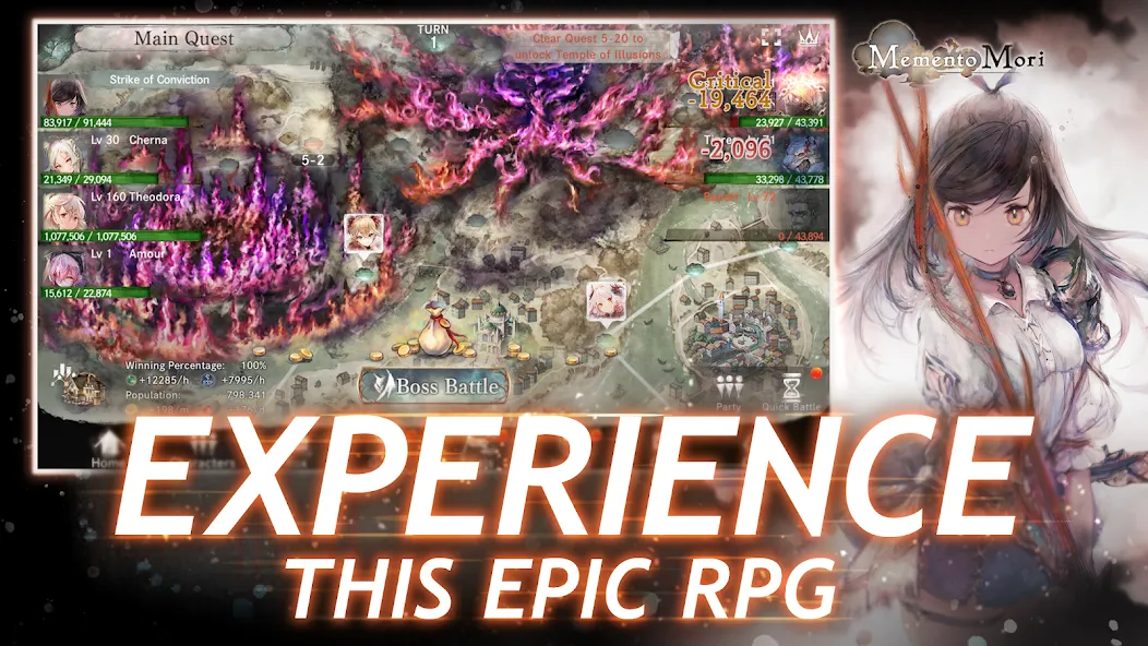 MementoMori: AFKRPG (Мементо Мори) [МОД Много денег] Screenshot 5