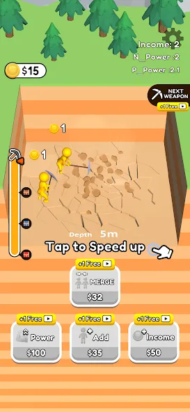 Dig Dig ASMR (Диг Диг АСМР) [МОД Бесконечные монеты] Screenshot 1