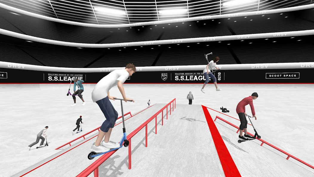 Scooter Space (кутер Спейс) [МОД Много монет] Screenshot 1