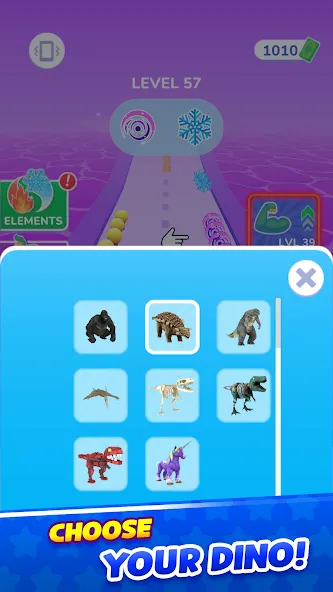Dino Evolution Run 3D (Дино Эволюция Ран 3Д) [МОД Menu] Screenshot 4