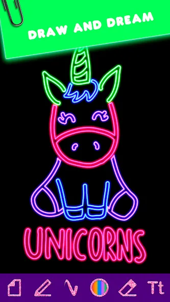 Drawing Game for girls [МОД Unlimited Money] Screenshot 1