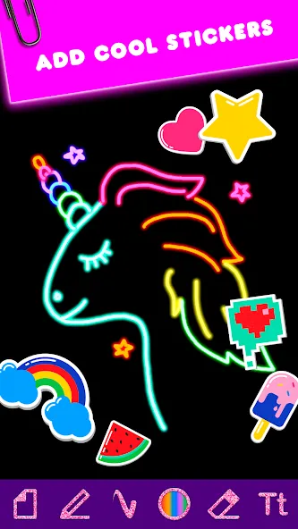 Drawing Game for girls [МОД Unlimited Money] Screenshot 2