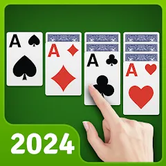 Взломанная Klondike Solitaire - Patience  [МОД Mega Pack]