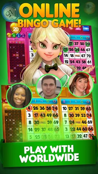 Bingo City 75 : Bingo & Slots (Бинго Сити 75) [МОД Mega Pack] Screenshot 2