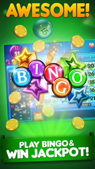 Bingo City 75 : Bingo & Slots (Бинго Сити 75) [МОД Mega Pack] Screenshot 3