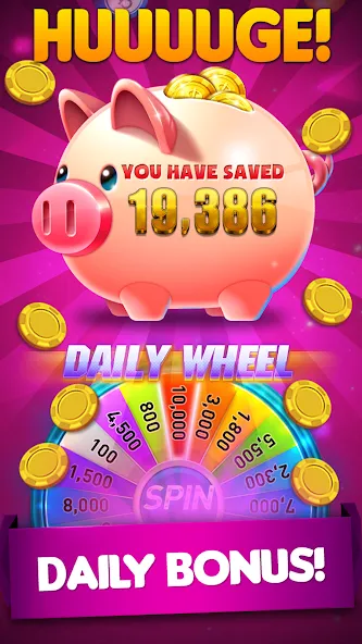 Bingo 90 Live : Vegas Slots (Бинго 90 Лайв) [МОД Много денег] Screenshot 4