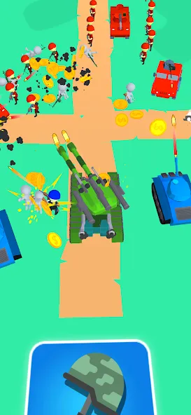 Tank Commander: Army Survival (Танк Коммандер) [МОД Все открыто] Screenshot 1