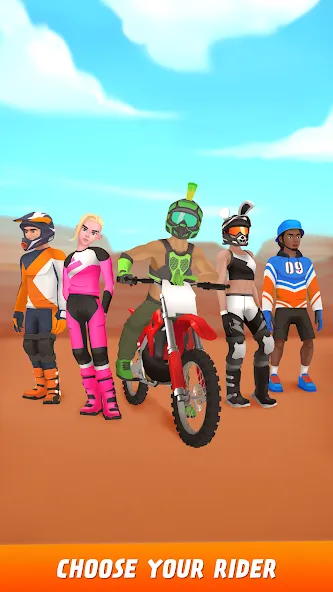 Max Air Motocross (Макс Эйр Мотокросс) [МОД Unlocked] Screenshot 5
