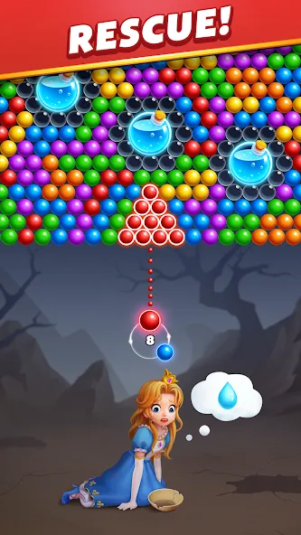 Bubble Shooter Royal Pop [МОД Все открыто] Screenshot 1