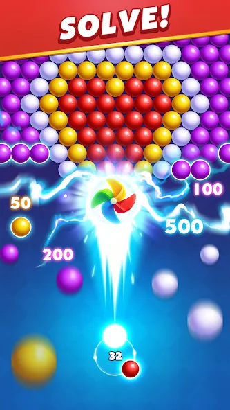 Bubble Shooter Royal Pop [МОД Все открыто] Screenshot 4