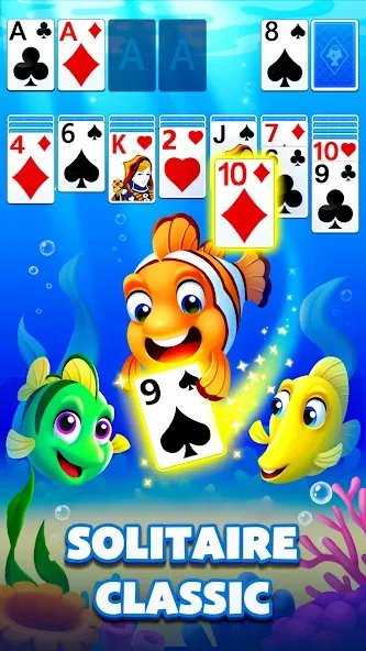 Solitaire Ocean [МОД Много монет] Screenshot 4