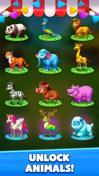 Solitaire Zoo [МОД Все открыто] Screenshot 4
