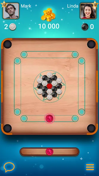 Carrom Lure - Disc pool game (Карром Лур) [МОД Много монет] Screenshot 3