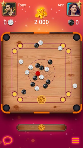 Carrom Lure - Disc pool game (Карром Лур) [МОД Много монет] Screenshot 5
