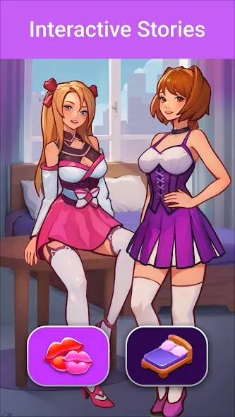 LUV: Anime Girls Adult Game XX (ЛЮВ) [МОД Unlocked] Screenshot 4