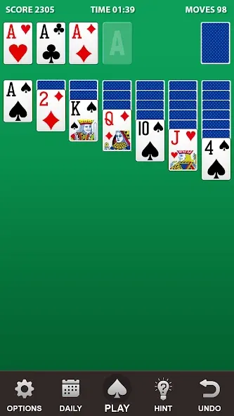 Solitaire. [МОД Много монет] Screenshot 1