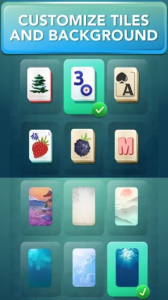 Solitaire Mahjong for Seniors [МОД Unlocked] Screenshot 3