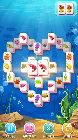 Mahjong Fish (Маджонг Рыбы) [МОД Бесконечные монеты] Screenshot 1
