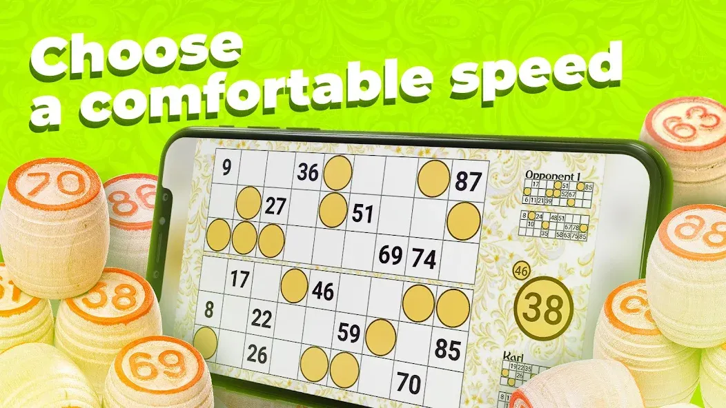 Russian Loto - 90 Ball Bingo [МОД Меню] Screenshot 2