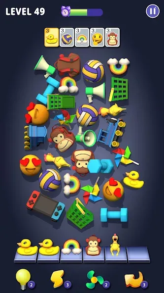 Matching Fun: Match Triple 3D (Матчинг Фан) [МОД Меню] Screenshot 2