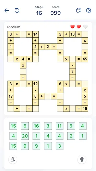Crossmath - Math Puzzle Games (Математические головоломки игры) [МОД Unlimited Money] Screenshot 3
