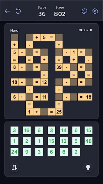 Crossmath - Math Puzzle Games (Математические головоломки игры) [МОД Unlimited Money] Screenshot 5