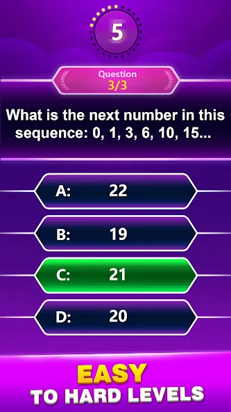 Math Trivia - Quiz Puzzle Game (Математические загадки) [МОД Unlocked] Screenshot 4