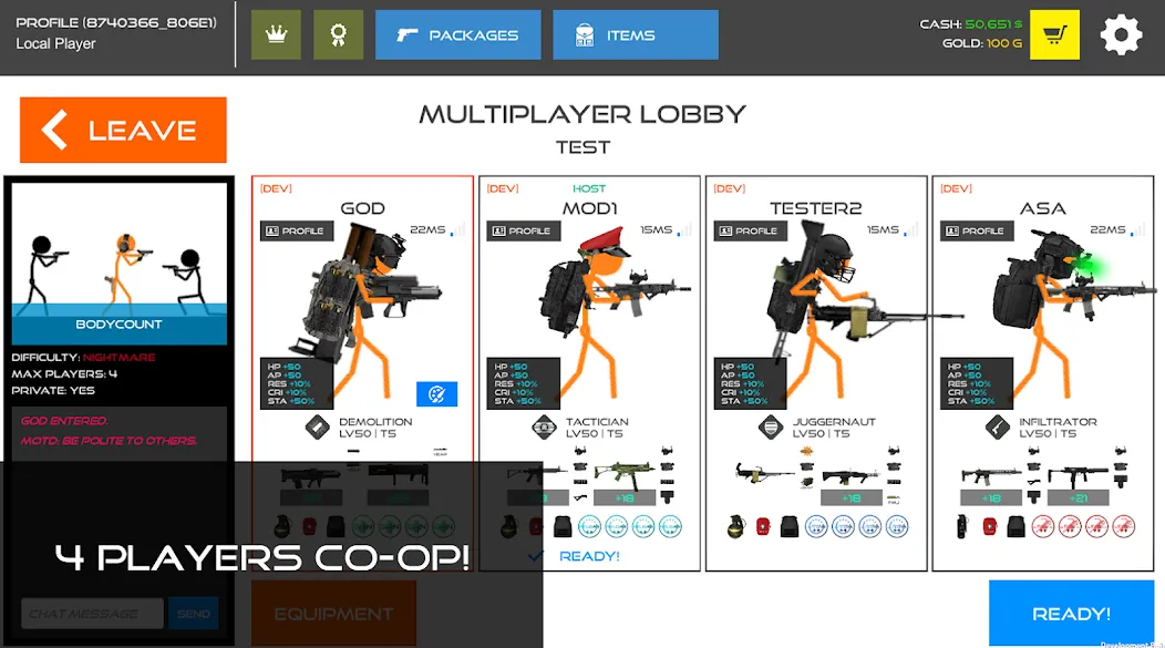 Stick Warfare: Blood Strike (Стик Варфаре) [МОД Unlimited Money] Screenshot 1