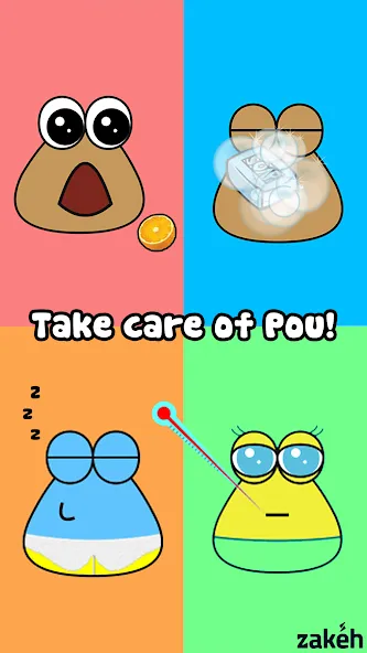 Pou (Пуо) [МОД Бесконечные монеты] Screenshot 1
