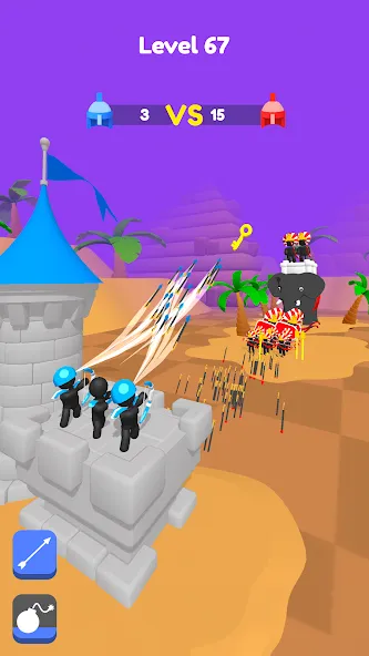 Merge Archers: Bow and Arrow (Мердж Арчерс) [МОД Меню] Screenshot 2