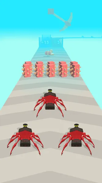 Merge Spider Train [МОД Unlimited Money] Screenshot 1